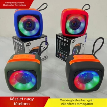 X911 Bluetooth hordozható hangszóró kártyahely, 5W, beépített akkumulátor, Bluetooth 5.0, 10 m hatótávolság
