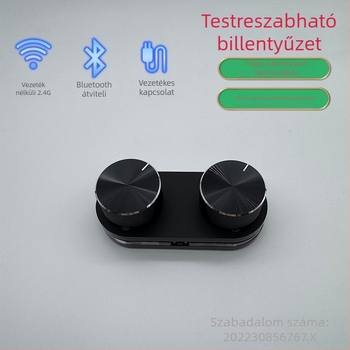 Bluetooth mechanikus billentyűzet vörös tengelyű, hot-swappable, testreszabható