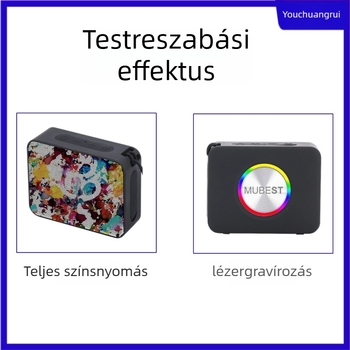 Kompakt Bluetooth hangsugárzó, kültéri vízálló IPX5, 5W, beépített akkumulátor, hatótáv 10 m, Bluetooth 5.3