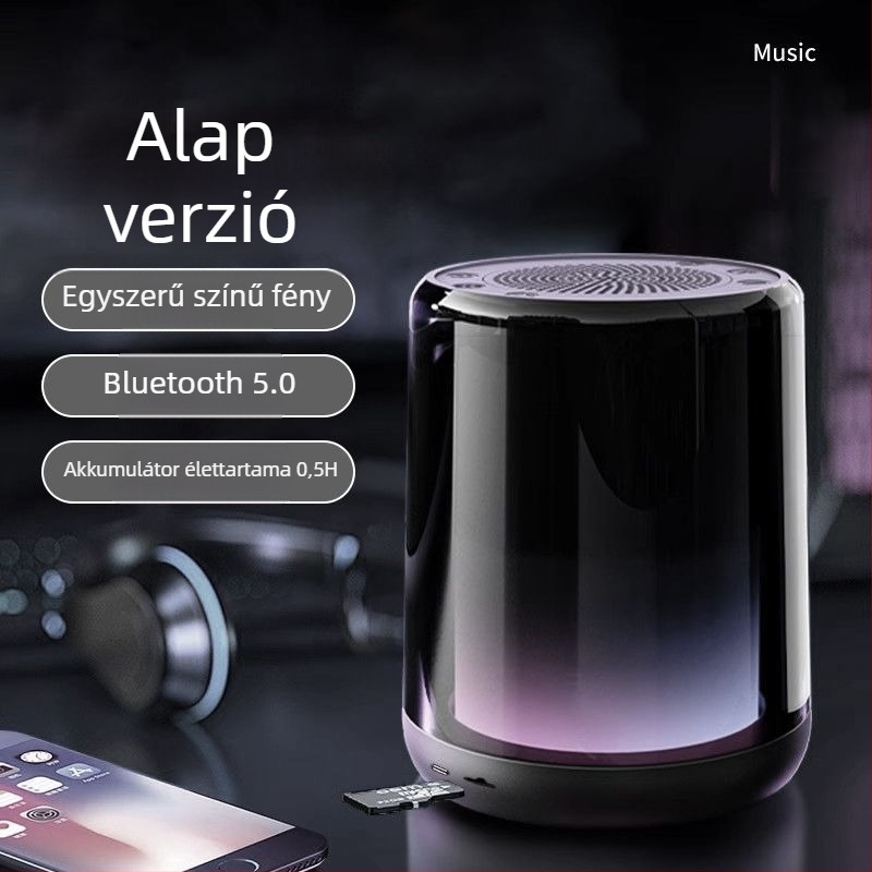 Bluetooth Berlin hangszóró — Bluetooth/SD-kártya/3,5 mm, frekvenciasáv 100 Hz–20 kHz, SNR ≥70 dB, IPX7 vízállóság, szilikon ház