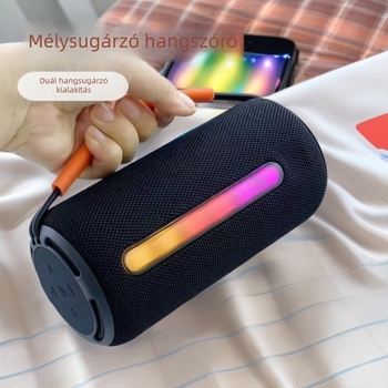 BS12 vezeté nélküli Bluetooth hangszóró, hordozható, 10W kimenet, Bluetooth 5.3, frekvenciasáv 100Hz–20kHz, beépített 1000–1200mAh akkumulátor, 10m hatótávolság
