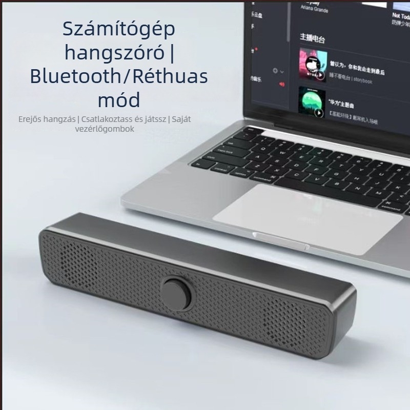 K2065 USB-tápellátású számítógép hangszórók, 2.0-kanál, teljesítmény 3W×2, 40 Hz–20 kHz, 3,5 mm bemenet