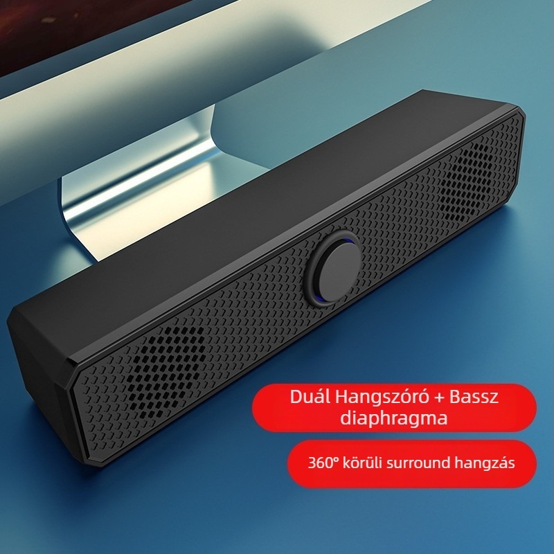 K2065 USB-tápellátású számítógép hangszórók, 2.0-kanál, teljesítmény 3W×2, 40 Hz–20 kHz, 3,5 mm bemenet