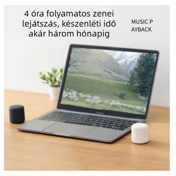 Bluetooth okos hangszóró vezeték nélküli szubwooferrel, IPX7 vízálló, frekvencia-tartomány 100 Hz–20 kHz, SNR ≥70 dB, Type-C tápegység