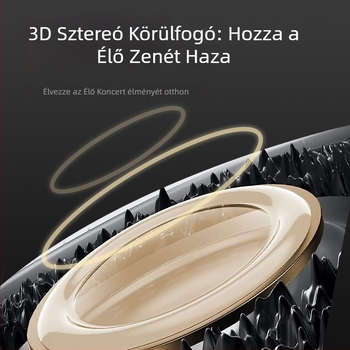 UFO formájú Bluetooth hangfal beépített akkumulátorral, 80W, 3 meghajtó, Bluetooth 5.3, IPX5 vízálló, 6000mAh — hordozható asztali és kültéri hangfal állvánnyal