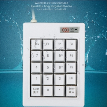 DX-20A Kábeles mechanikus digitális jelszavas billentyűzet, ESC-F1-F6