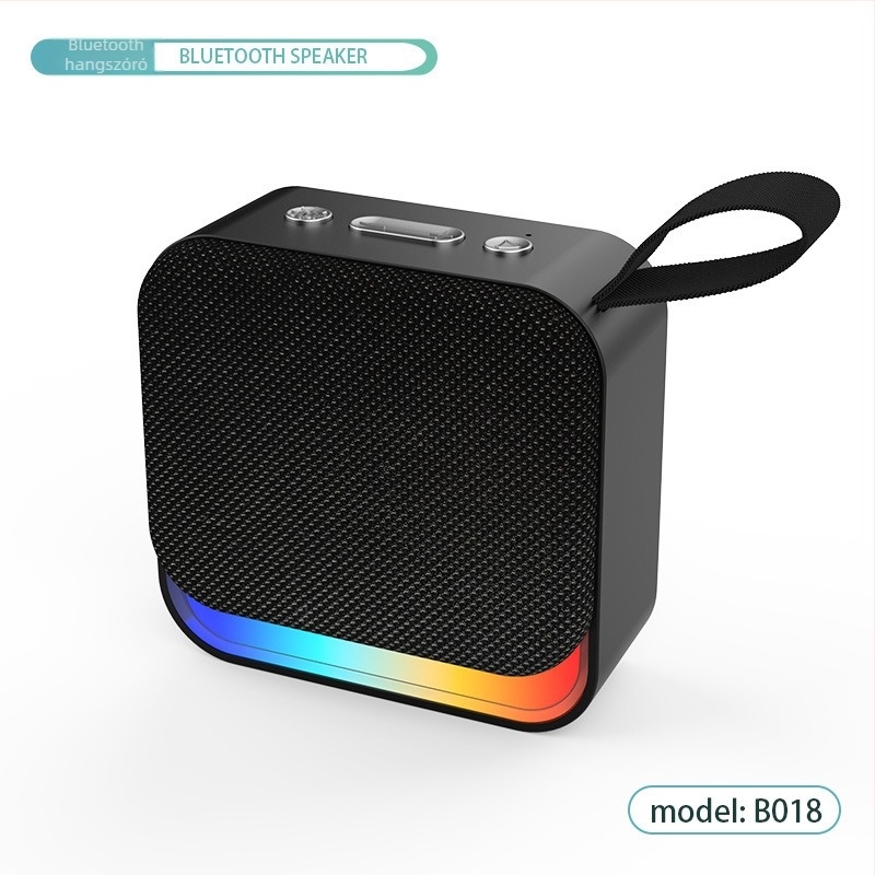 Mini Bluetooth hangszóró beépített akkumulátorral, USB tápegység, Bluetooth 5.3, 5W kimenet, IPX3 vízállóság (20Hz-20kHz, SNR ≥85 dB, hatótávolság 15 m)