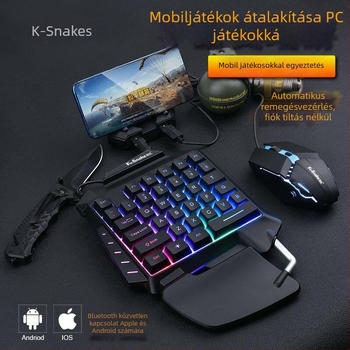 Viper G92 Bluetooth tabletás billentyűzet, 39 gomb, vízálló, Crater Architecture – tartalmaz billentyűzetet, egéret és trón-konvertert