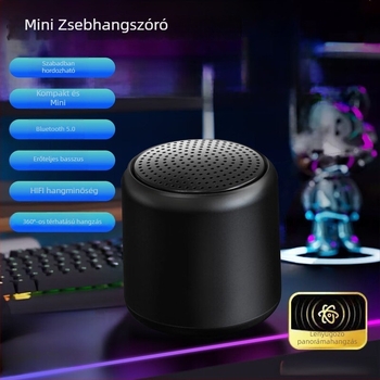 Macaron Vezeték Nélküli Hordozható Bluetooth Hangszóró Mk4 Beépített Akkumulátorral 800–1000 mAh, 5 W, 60 Hz–15 kHz, SNR ≥70 dB