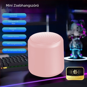 Macaron Vezeték Nélküli Hordozható Bluetooth Hangszóró Mk4 Beépített Akkumulátorral 800–1000 mAh, 5 W, 60 Hz–15 kHz, SNR ≥70 dB