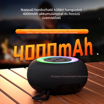 Vezeték nélküli Bluetooth hangszóró két hangfallal, IPX6 vízálló, Bluetooth 5.3, 100Hz-20kHz, SNR ≥95dB