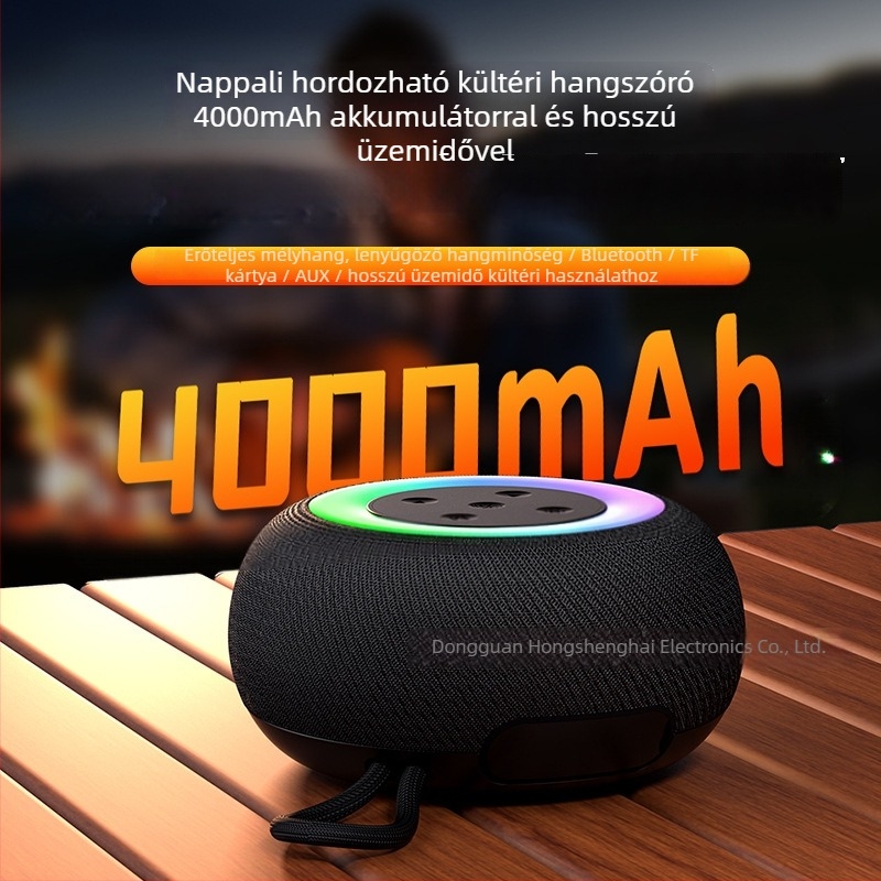 Vezeték nélküli Bluetooth hangszóró két hangfallal, IPX6 vízálló, Bluetooth 5.3, 100Hz-20kHz, SNR ≥95dB