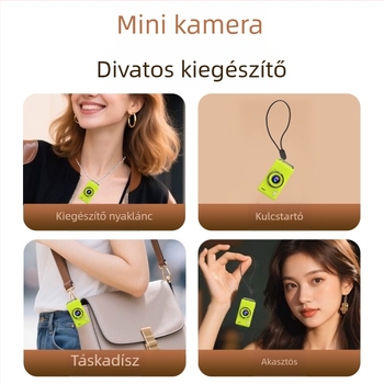 X-5 Campus Mini Kamera Forgatható LCD-vel, 2MP CMOS, 720/1080 HD, Rögzített fókusz objektív, USB 2.0