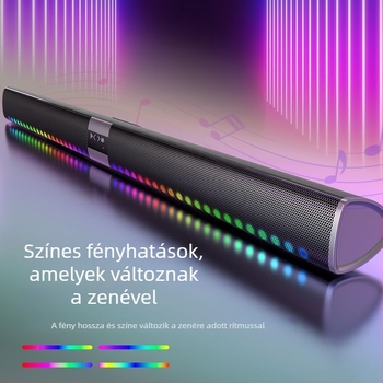 Fali Bluetooth hangsáv, ultra nagy subwooferrel, sztereó basszus, 100 Hz–20 kHz, SNR ≥70 dB, IPX7 vízálló