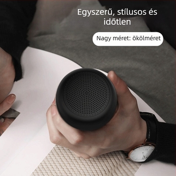 Mini Bluetooth hangszóró hangutasításokkal, kártyafoglalattal és hordozó pánttal
