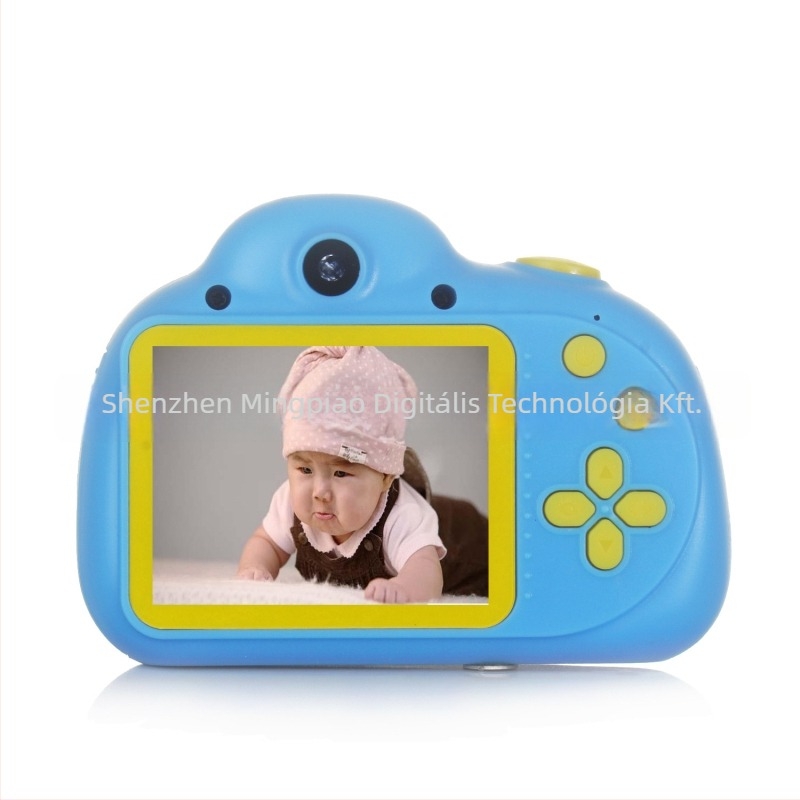 GM08 Gyerekeknek készített ütésálló digitális kamera, 8MP CMOS, 1080p, 2.4in LCD, USB 2.0, TF-kártya támogatás