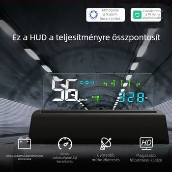 Yuzawa nagy teljesítményű HUD Head-Up kijelző Mijia App csatlakozással