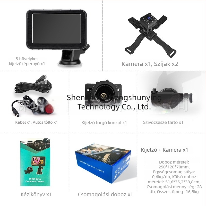 Autó LCD-kijelző SSY-501 IPS 1290x1080 AHD