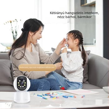 Beltéri vezeték nélküli IP kamera, 2 MP, 0,01 lux, 3,6° látószögű, IR 20 m-ig, alarmfunkcióval