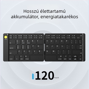 Mf10 Bluetooth billentyűzet tabletre, 66 gomb, vezeték nélküli, kompatibil tablet PC-hez, ABS anyag