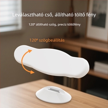 RGB asztali világítás szelfihez és élő közvetítéshez, Pd66 RGB modell, USB 5V ellátás, teljesítmény <10W, színhőmérséklet 2500–9900K