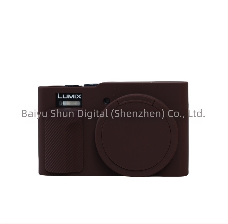 Panasonic ZS99/TZ99 kamerához készült szilikon védőburkolat — puha szilikon, kompatibilis ZS99 és TZ99, tömege 60 g, 2025-ben piacra került.