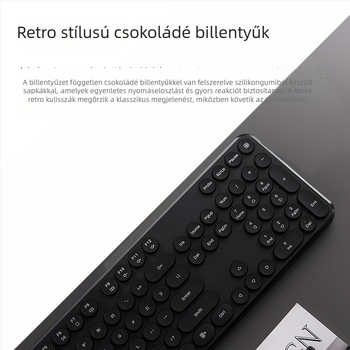 Rapoo Vezeték nélküli billentyűzet és egér készlet - 1000dpi optikai, vezeték nélküli kapcsolat