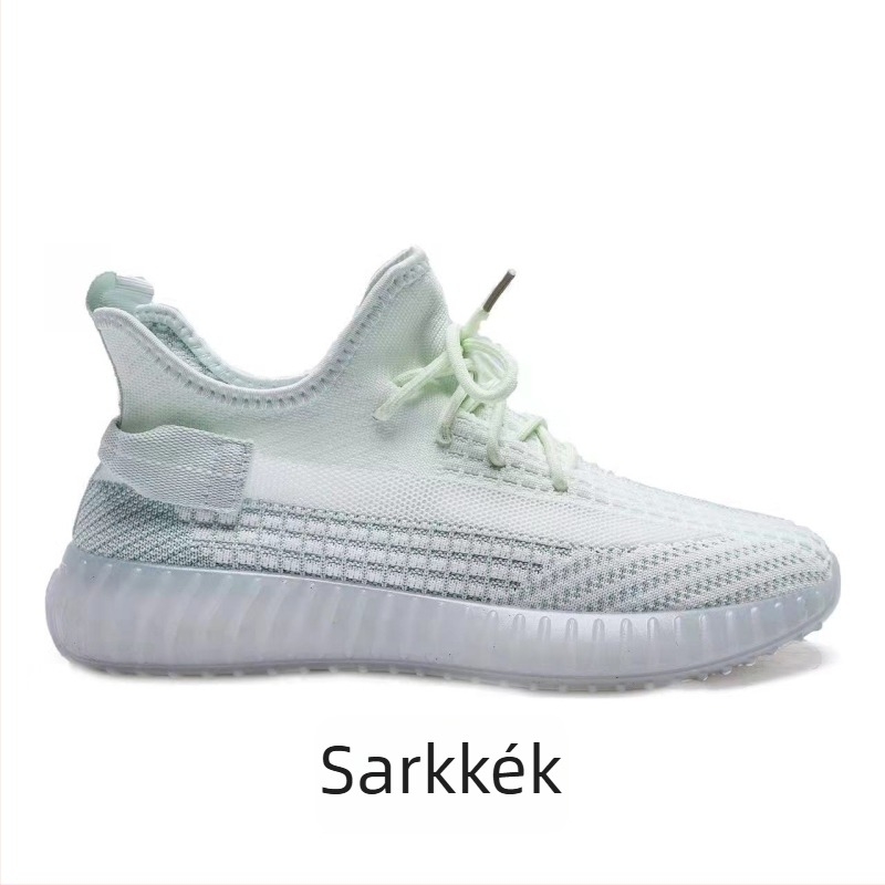 Time Coconut Shoes Uniszex lélegző hálós futó- és casual sneaker, könnyű, sarok 3-5 cm