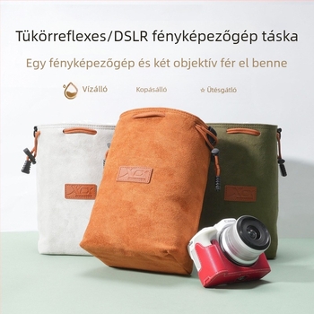 Canon R50, Nikon Z30, Fuji X-T50 és Sony ZV-E10 fényképezőgép tároló táska belső rekesszel