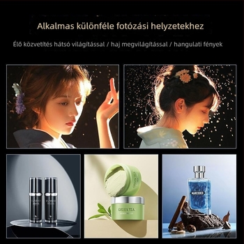 NS80 mini kitöltő fény, 150W+, stúdióvilágítás élő közvetítéshez távirányítóval