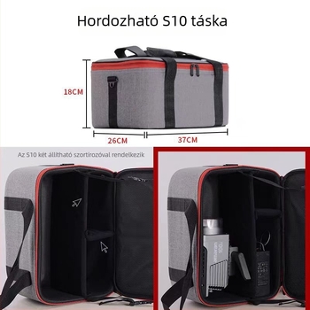 TUBAY vászon fotózás világítási felszerelés tároló táska (egyszeres/kétszeres lámpa), általános használatra, 2–2,8 kg, poliészter hálós bélés