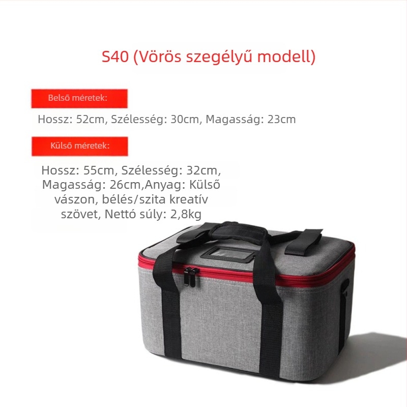 TUBAY vászon fotózás világítási felszerelés tároló táska (egyszeres/kétszeres lámpa), általános használatra, 2–2,8 kg, poliészter hálós bélés