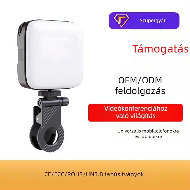 M11 Mini feltöltő lámpa – Hordozható kézi világítás mobilfotózáshoz (Modell: M11; Teljesítmény: <10W; Feszültség: 5V; Használati mód: Kézi)