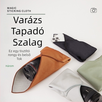 Fényképezőgép összecsukható textil belső táska külső felvételekhez – polimer anyag; kompatibilis V350, V1, TT350, V860, V85; súly 43/54/90 g