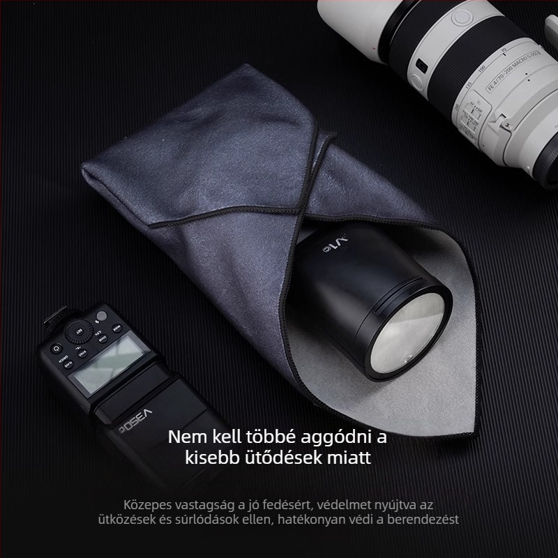 Fényképezőgép összecsukható textil belső táska külső felvételekhez – polimer anyag; kompatibilis V350, V1, TT350, V860, V85; súly 43/54/90 g