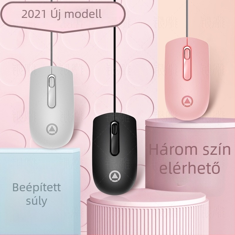 Optikai egér G9 (USB kábeles, 1200dpi, 3 gomb)