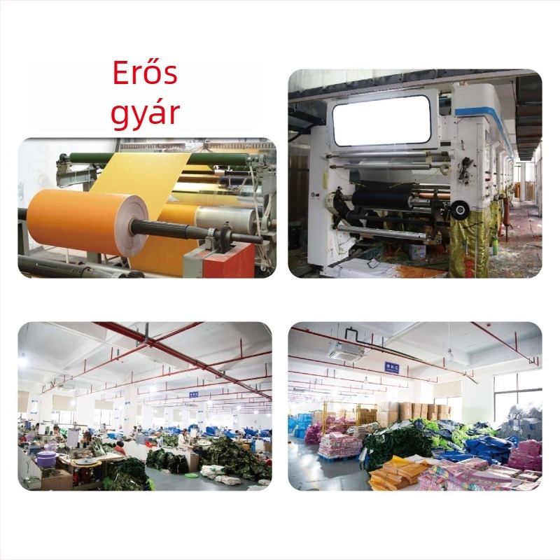 Kézzel szőtt táska PP anyagból, színes nyomtatás, teherbírás 15, bevásárláshoz