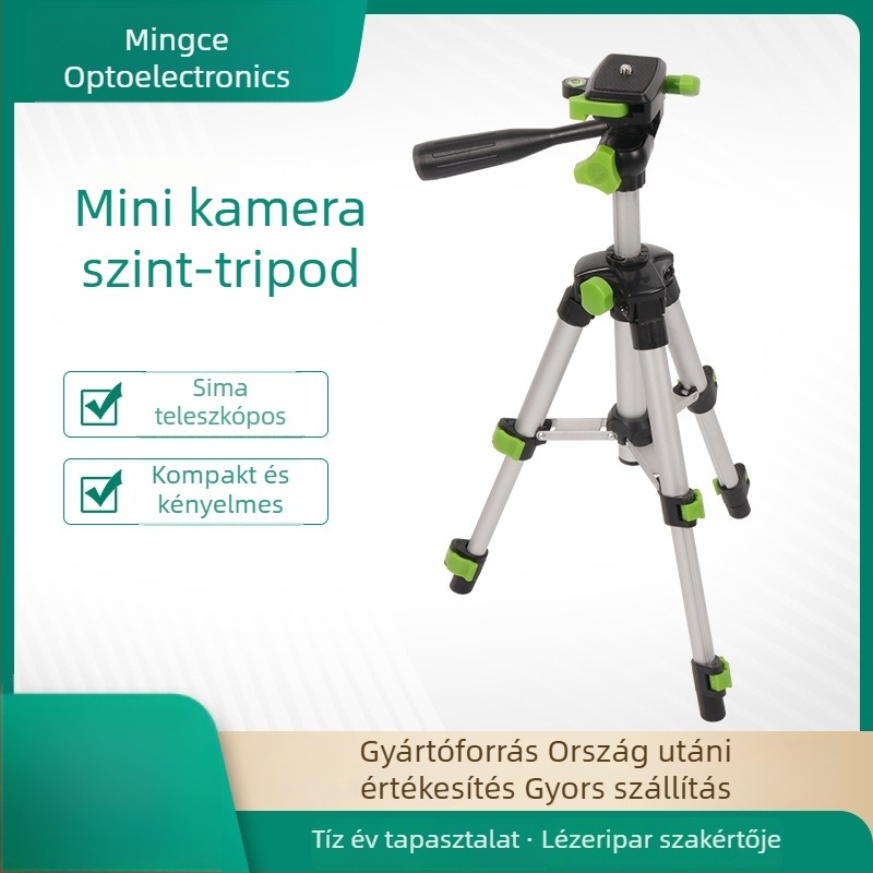 Mingjing S11050F állvány 3D PTZ-vel, alumíniumötvözet, teherbírás 6–10 kg