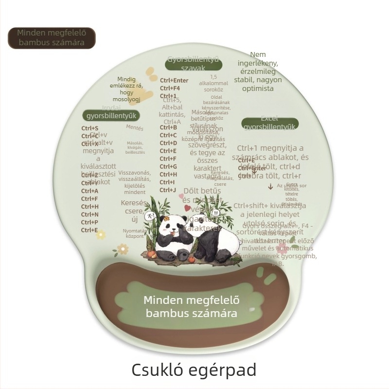 Egyszeroldalas egérpad számológép funkcióval (Természetes gumi, egyoldalas, Pad-475)