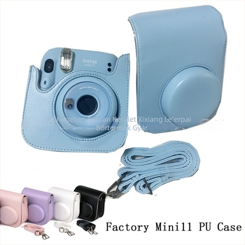 Instax Mini11/Mini9/Mini8 kameratáska, PU bőr, kereszttás stílus, vízálló, belső szintetikus bőr bélés, kompatibilis az Instax Mini sorozattal