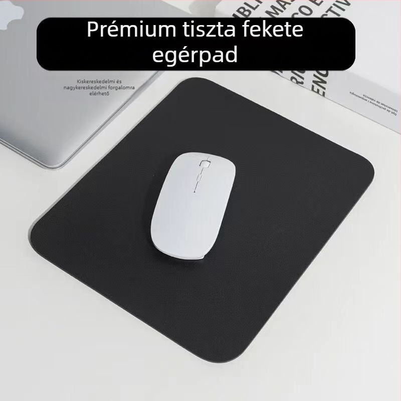 Egérpad gumírozott anyagból, egyoldalas, gépi élzárás, íróasztali alátét