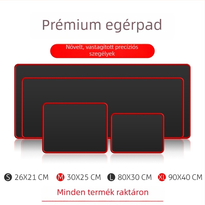 Gumírozott egérpad - egyoldalas, OEM testreszabás