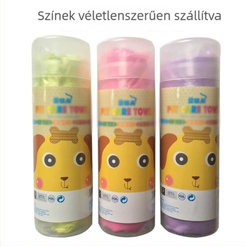 Háziállatok számára nedvszívó törölköző imitált őz bőr megjelenéssel, kutyáknak és macskáknak, anyag 11, márka 11, doboz 12345 darab.