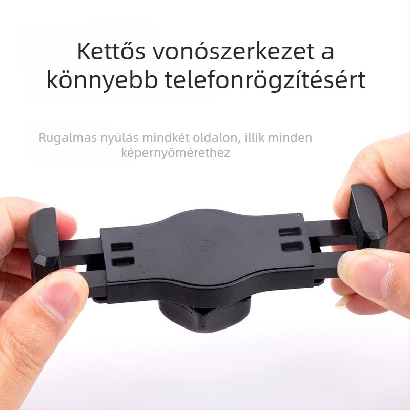 Mobiltelefon élő közvetítésre állvány (ABS; 30 g; tartja a telefont)