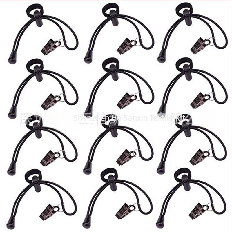 Háttértartó JW-01; Anyagok: spandex + rozsdamentes acél; 90 cm-ig terjedő elasztikus kötél; Ruhafotózásra alkalmas