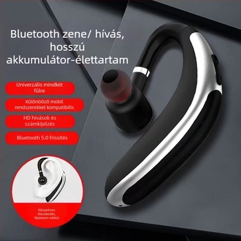 Igazi vezeték nélküli Bluetooth fülhallgató fülre akasztó dizájnnal, Bluetooth 5.0, zajszűrés, gyors töltés