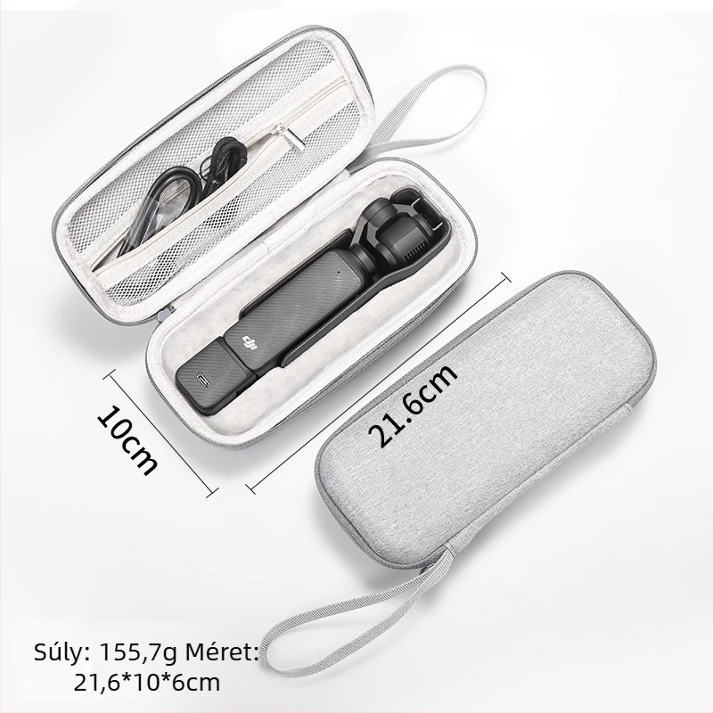 Keményhéjú védőtáska DJI Osmo Pocket 3-hoz, corduroy fényképező táska, uniszex, otthoni tárolás