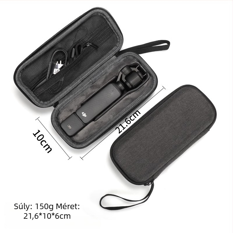 Keményhéjú védőtáska DJI Osmo Pocket 3-hoz, corduroy fényképező táska, uniszex, otthoni tárolás