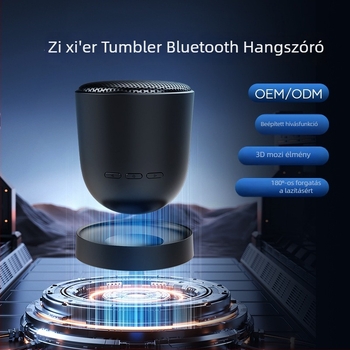 Hordozható Bluetooth hangszóró mágneses talppal és makaron formájú dizájnnal (Bluetooth 5.3, 5W, IPX5, 800–1000 mAh, hatótávolság 10 m)