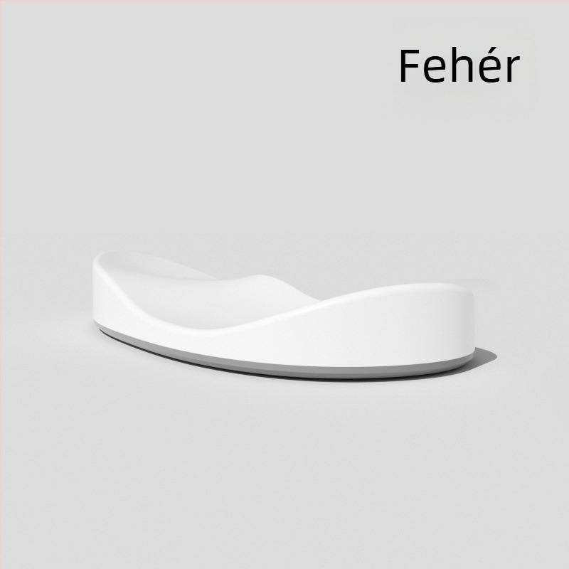 Irodai csuklótámasz párna – szilikon, csúszásmentes, vízálló, könnyen tisztítható; modell Q8, körülbelül 40 g, egyoldalas